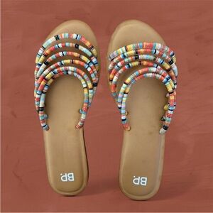 BP COLORFUL STRAPPY SANDALS
